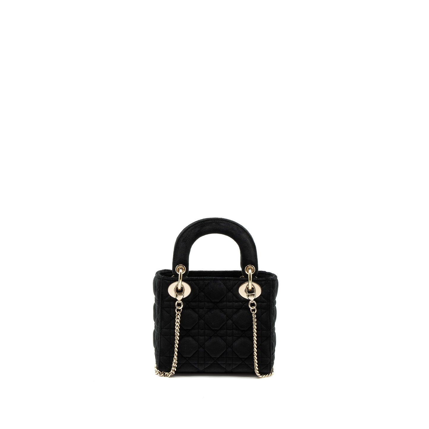 Dior Mini Lady Dior Velvet Black