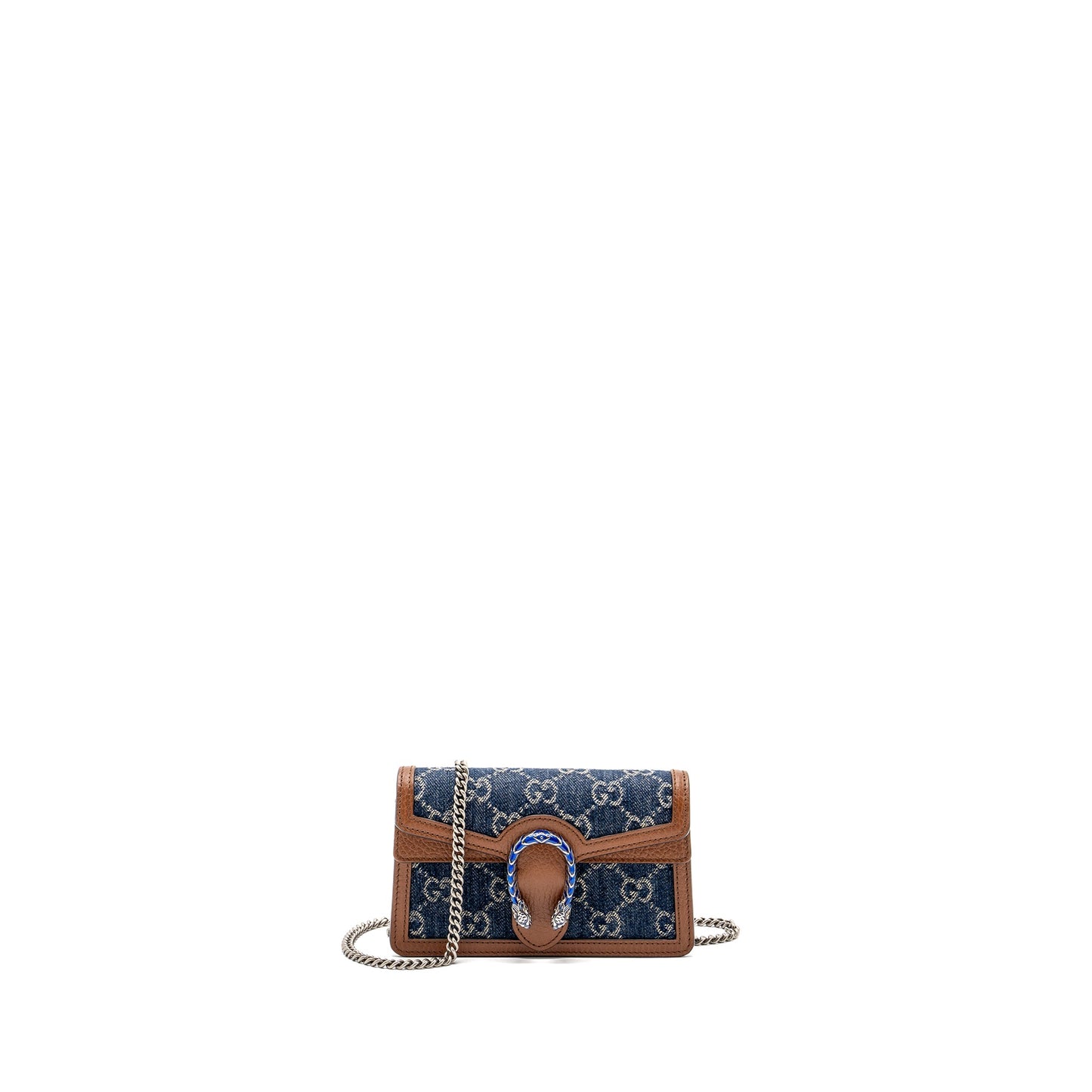 Gucci Dionysus Super Mini Blue Denim/ Leather