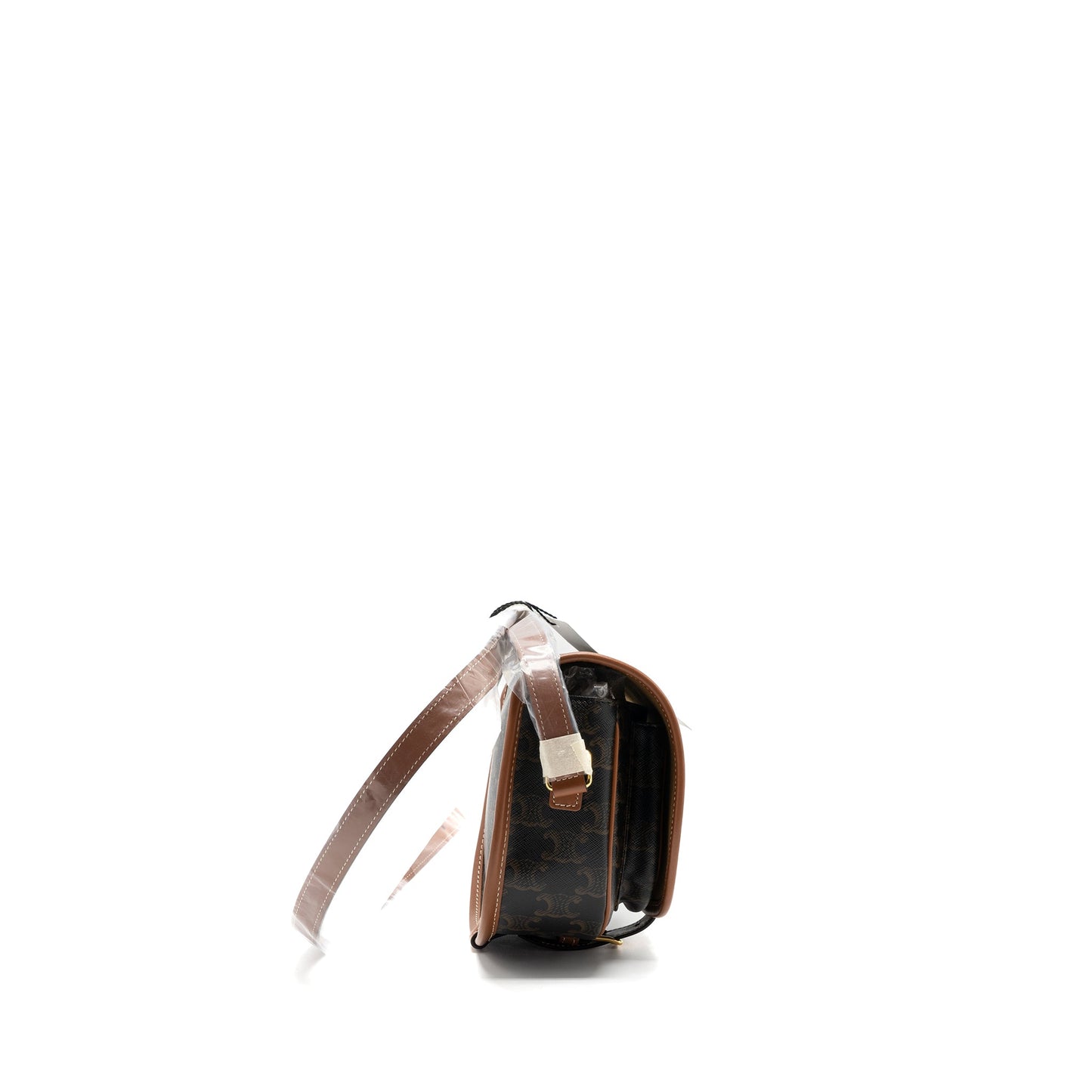 Celine medium Folco Purse TRIOMPHE CANVAS CALFSKIN