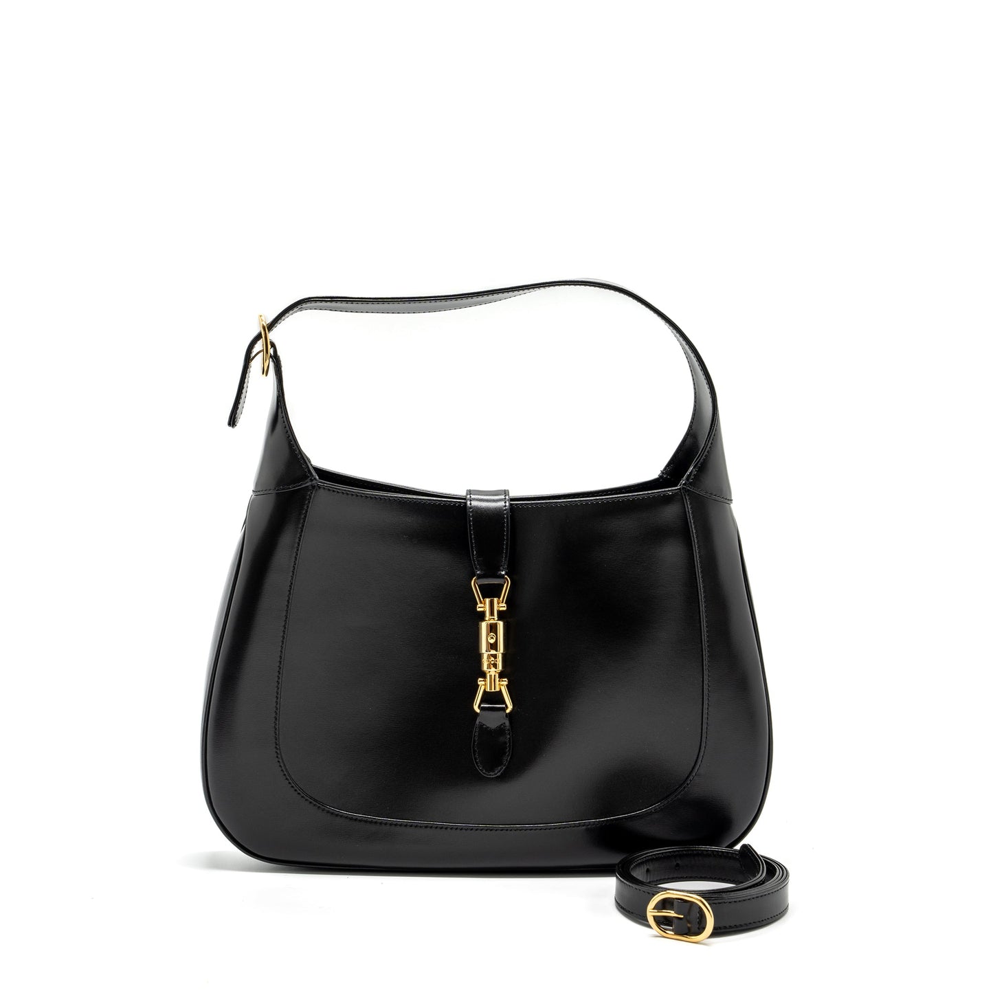Gucci Jackie 1961 Medium Purse Calfskin Black