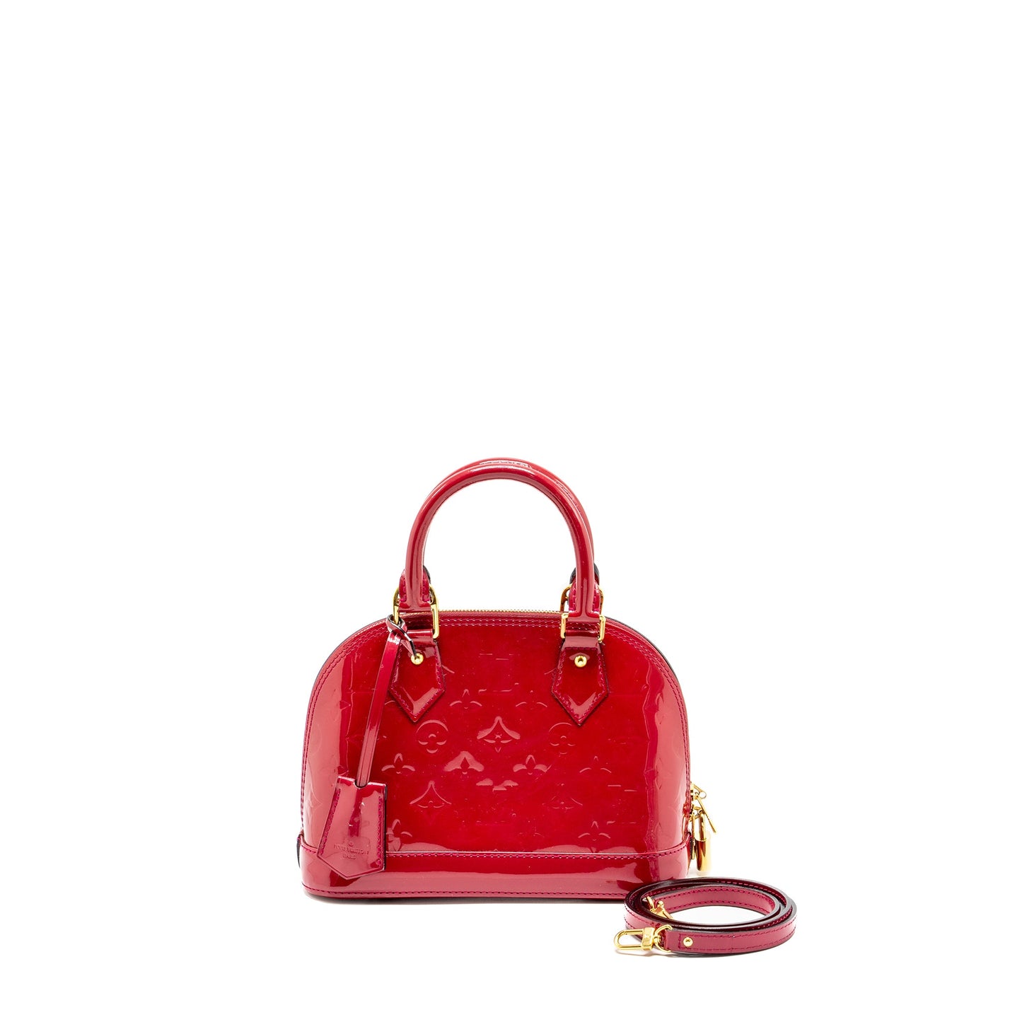 Louis Vuitton Alma Patent Red