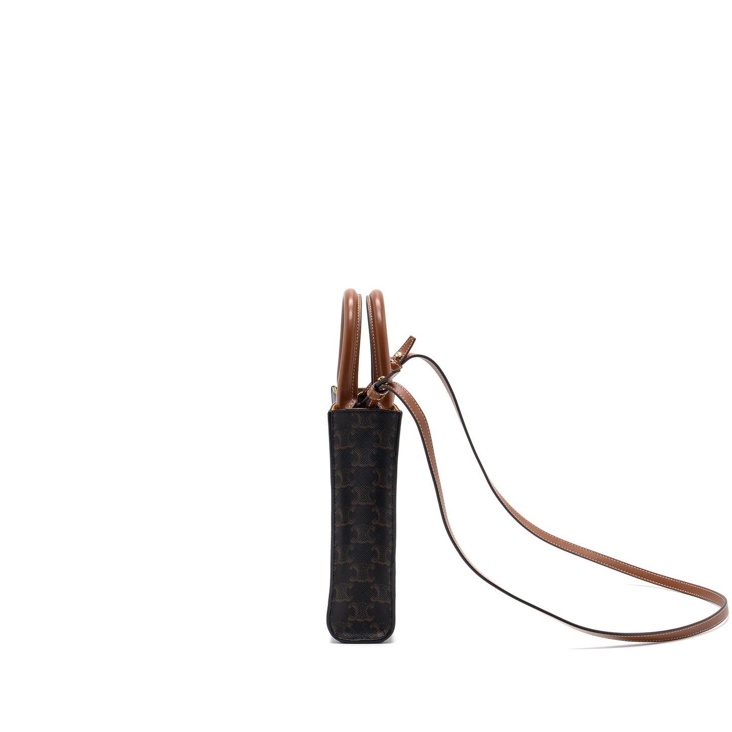 CELINE VERTICAL CABAS TRIOMPHE CANVAS BROWN
