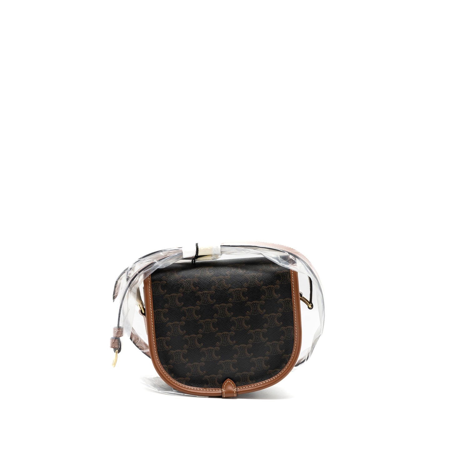 Celine medium Folco Purse TRIOMPHE CANVAS CALFSKIN