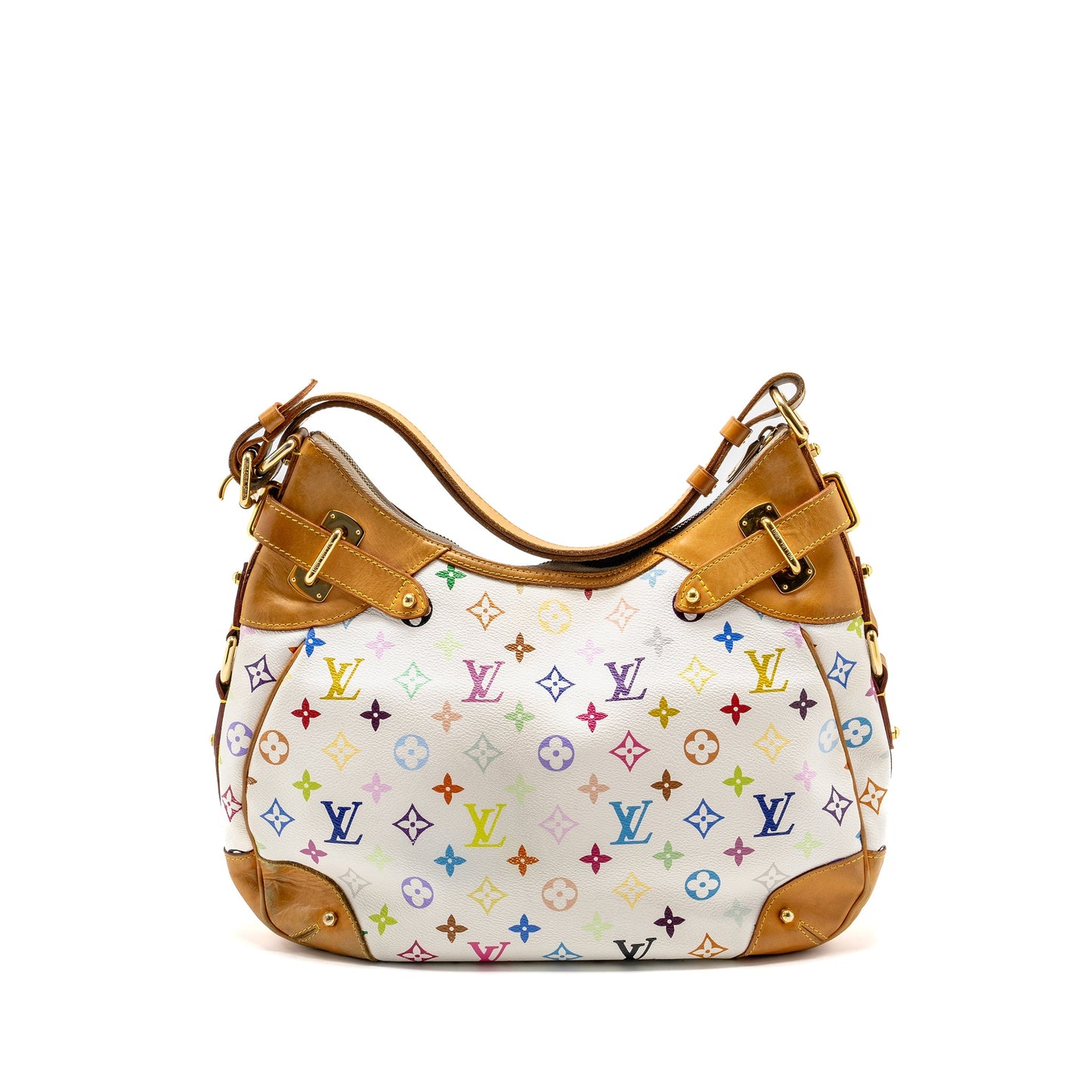 Louis Vuitton Murakami Greta Purse Monogram Canvas White/Multicolour