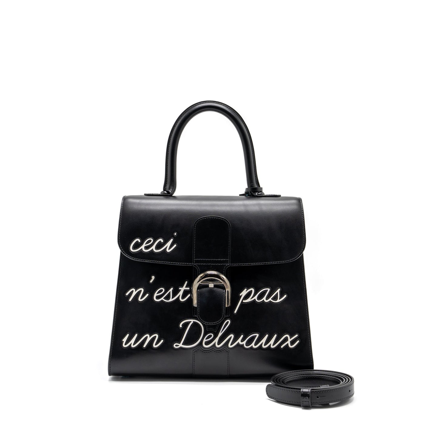 Delvaux LâHumour Brilliant Nâ DELVAUX Purse Box Calfskin Black