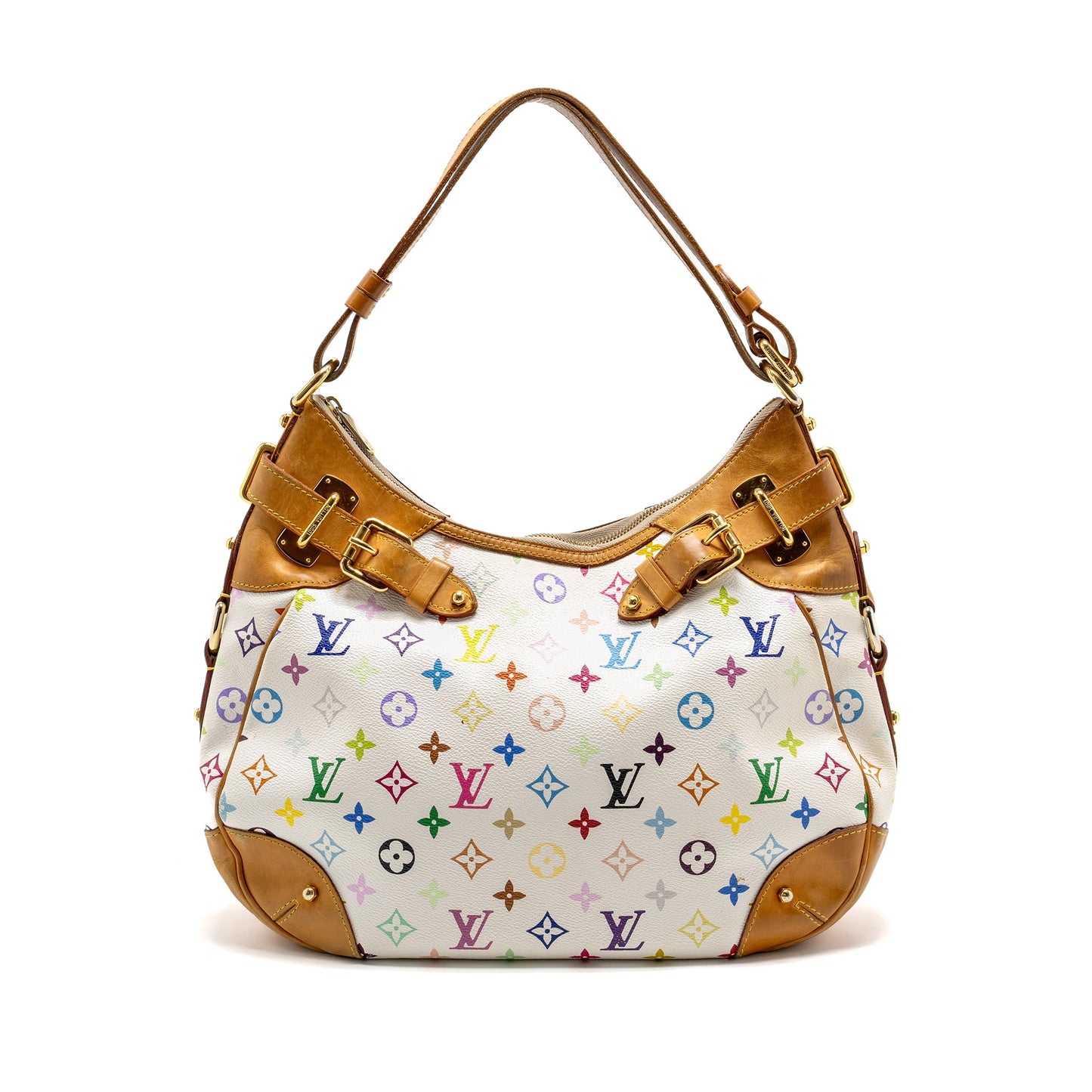 Louis Vuitton Murakami Greta Purse Monogram Canvas White/Multicolour