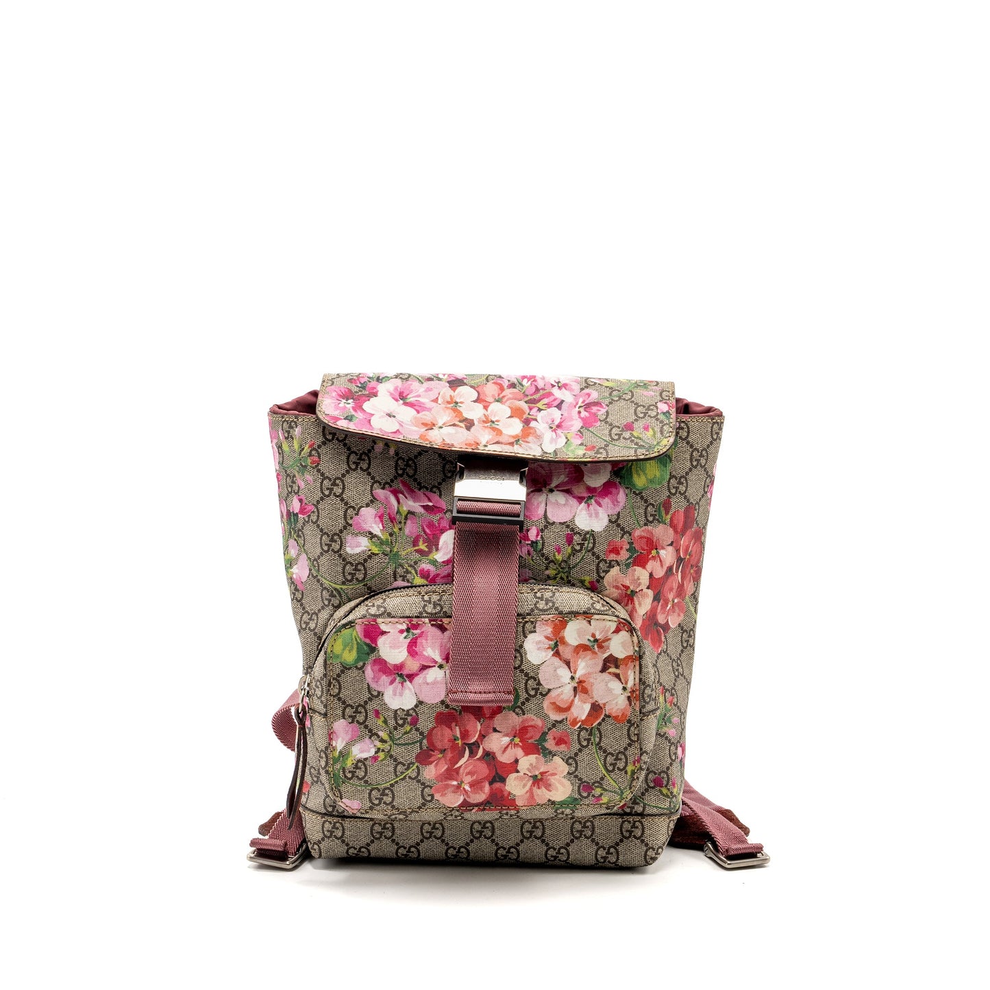 Gucci Backpack Flower Printed Supreme Canvas Multicolour