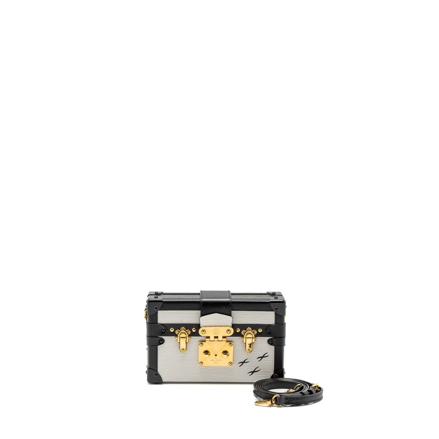 Louis Vuitton Petit Malle Epi White/Black