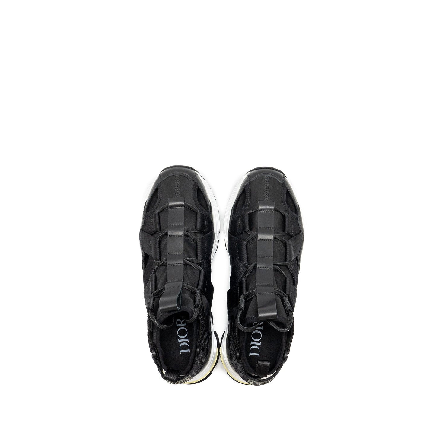 Dior Size 42 Sneaker Neoprene/Leather Black/White
