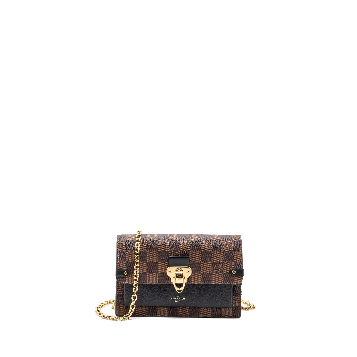 Louis Vuitton Vavin Chain Wallet Damier Ebene/Black (New Version)
