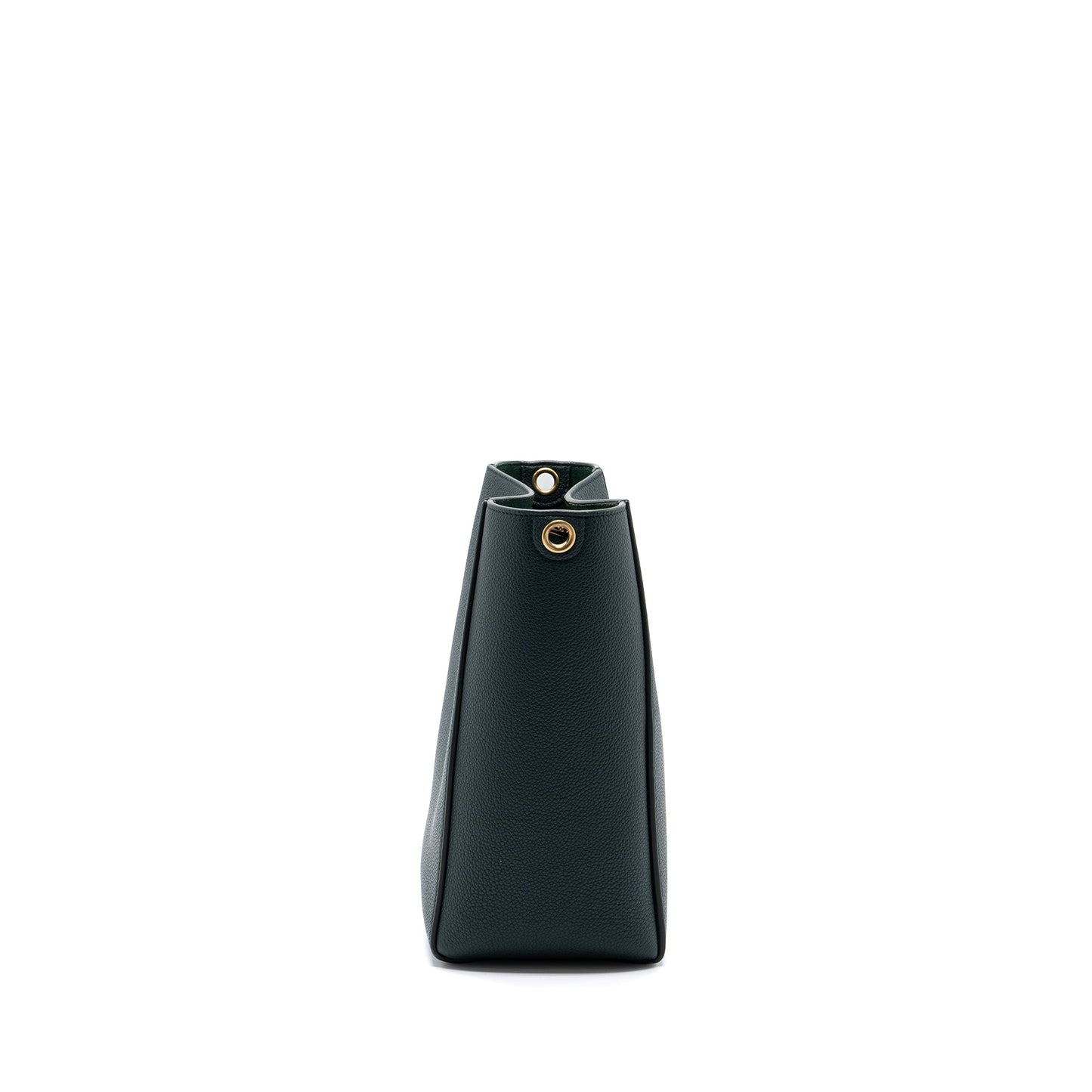 Celine Sangle bucket Purse calfskin dark green