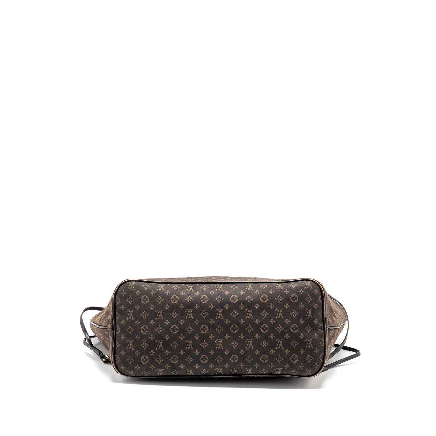 Louis Vuitton vintage neverfull fabric dark brown