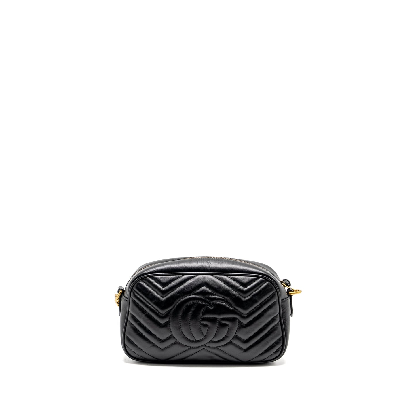 Gucci Marmont Camera Purse Calfskin Black