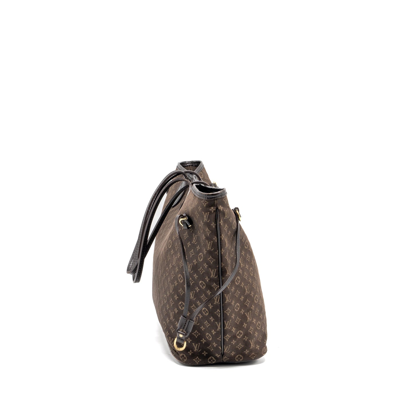 Louis Vuitton vintage neverfull fabric dark brown
