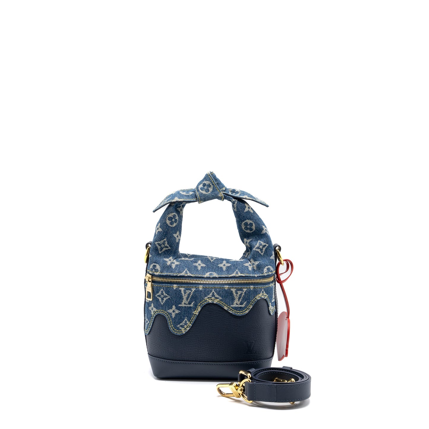 Louis Vuitton Japanese Cruiser Purse Limited Edition Monogram Denim/Leather Blue (New Version)