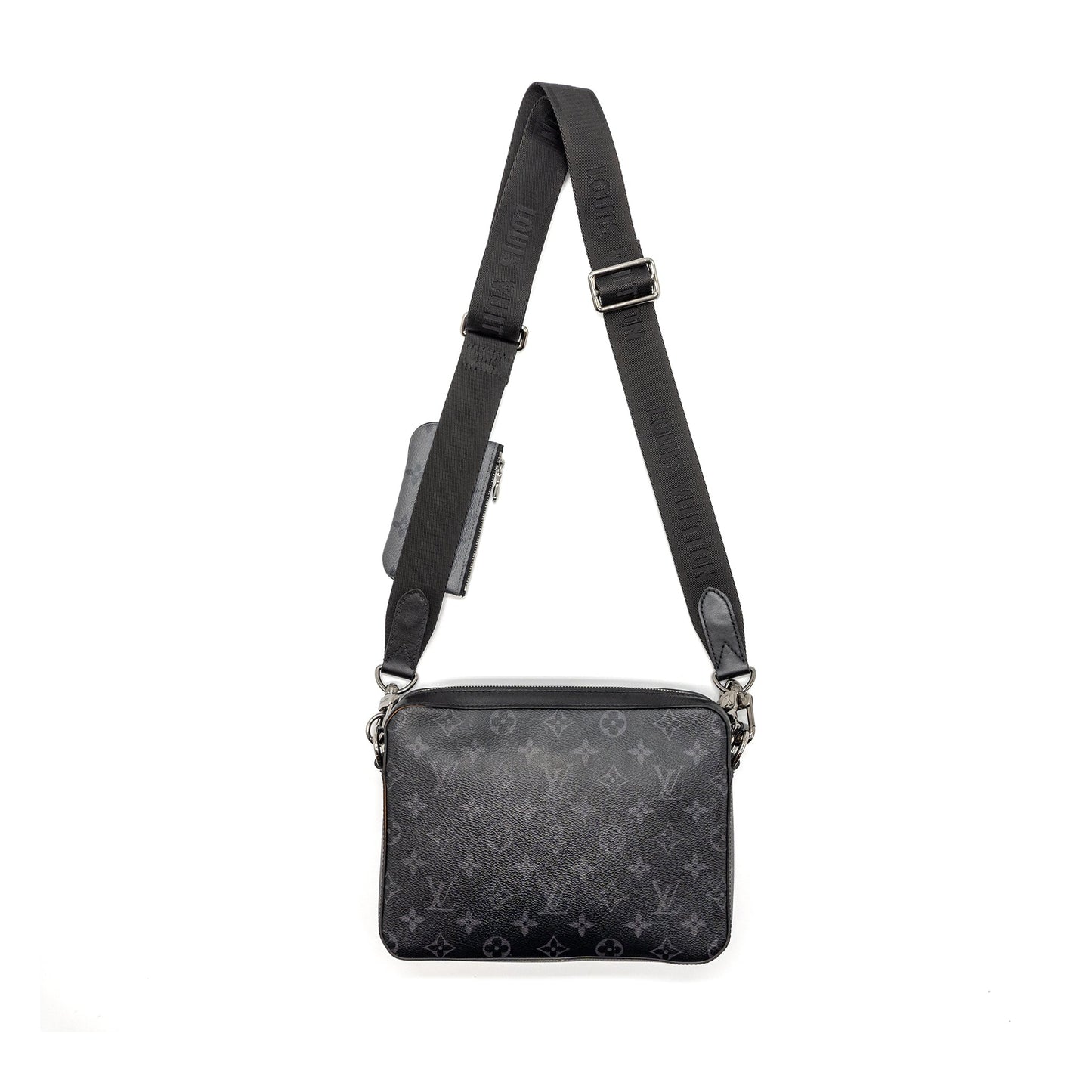 Louis Vuitton Trio Messenger Purse Monogram Eclipse