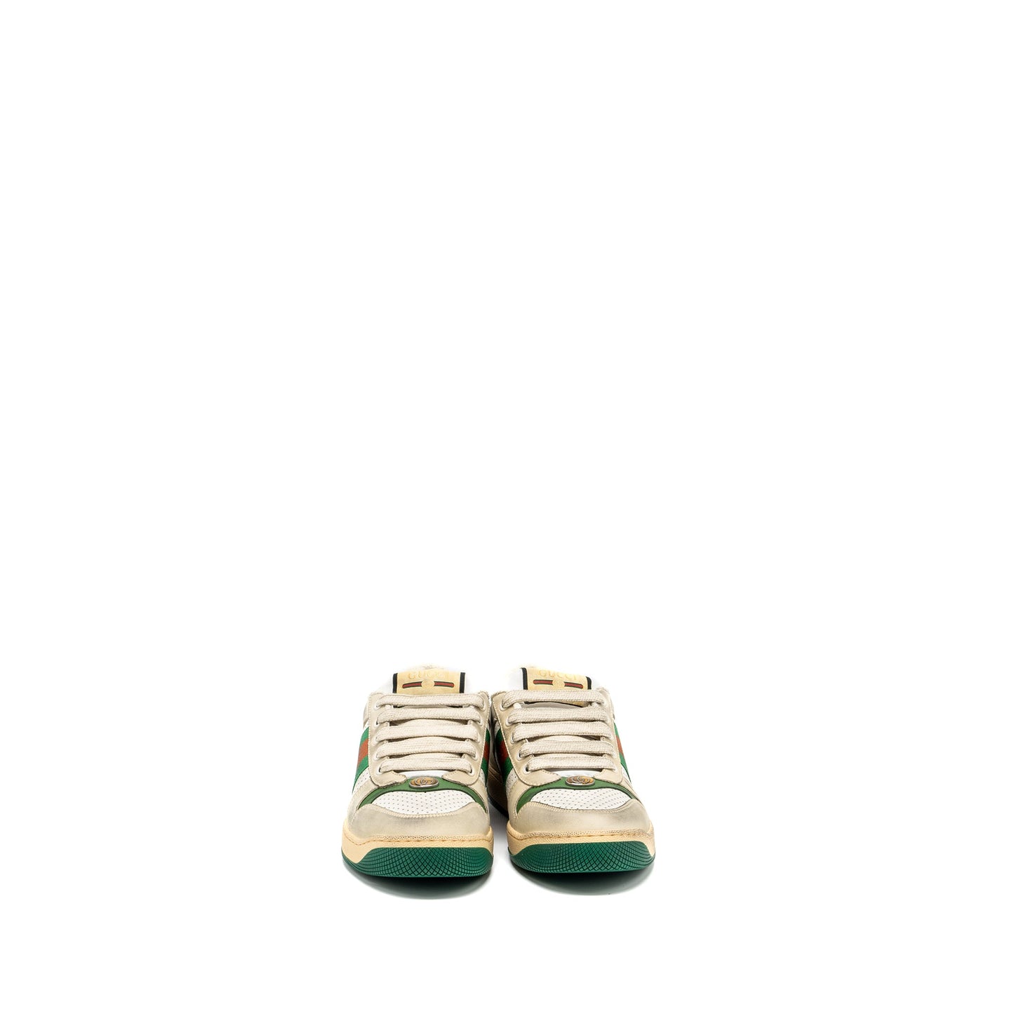 Gucci size 38 womenâs Screener Leather Trainer / sneakers multicolour
