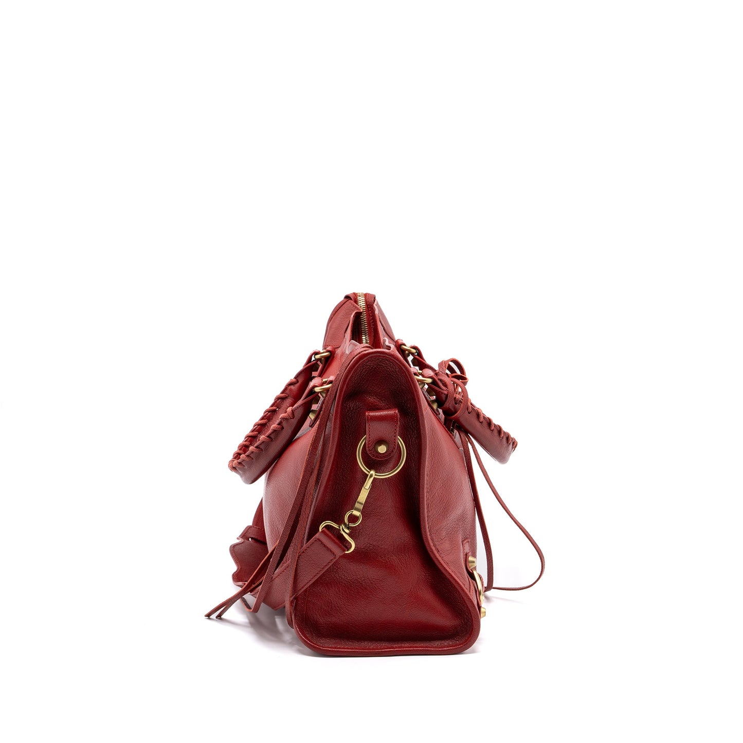 Balenciaga city Purse leather red