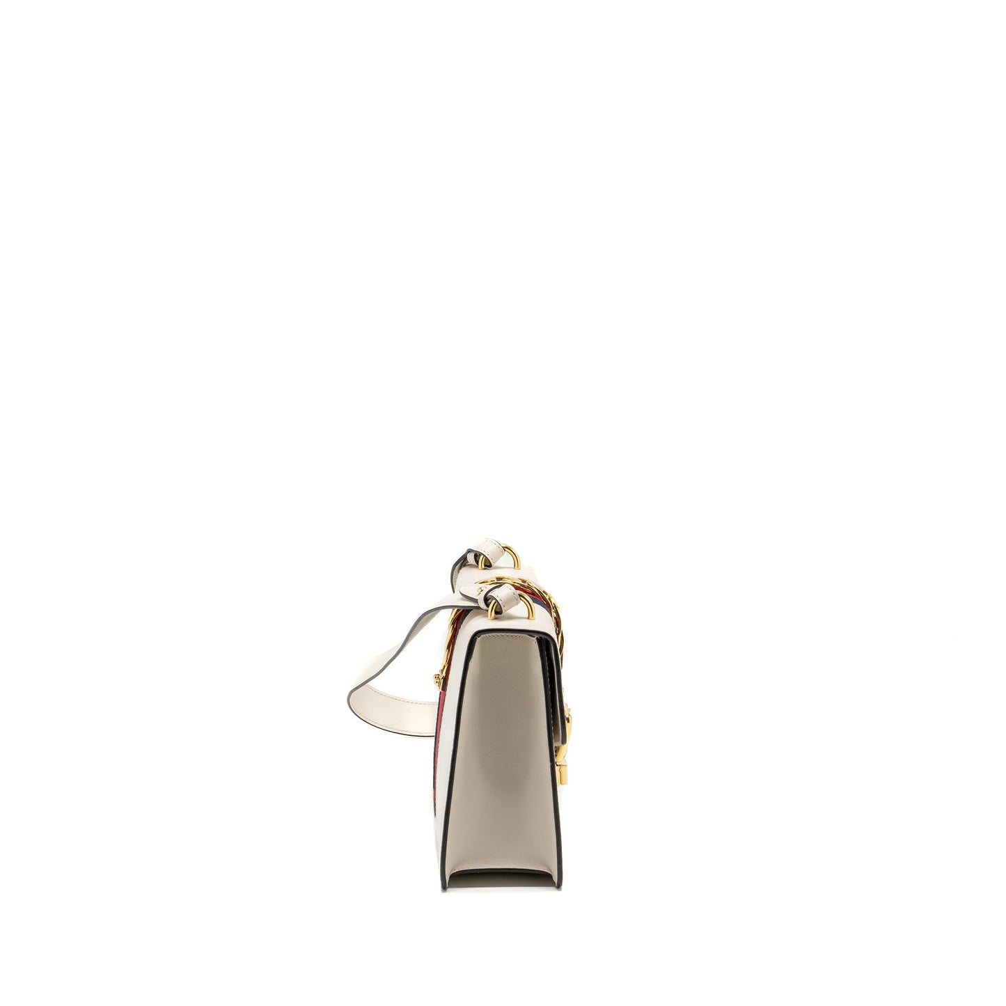 Gucci Medium Sylvie Purse calfskin white