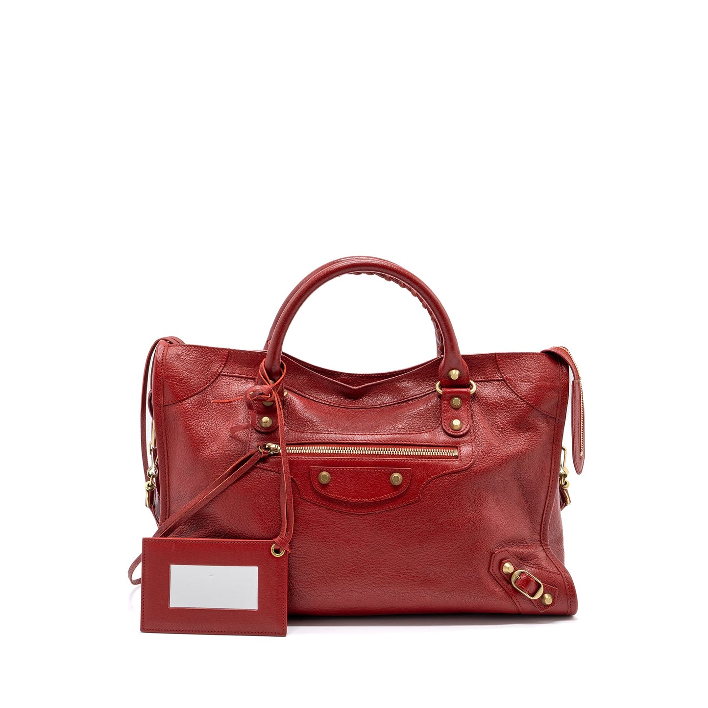 Balenciaga city Purse leather red
