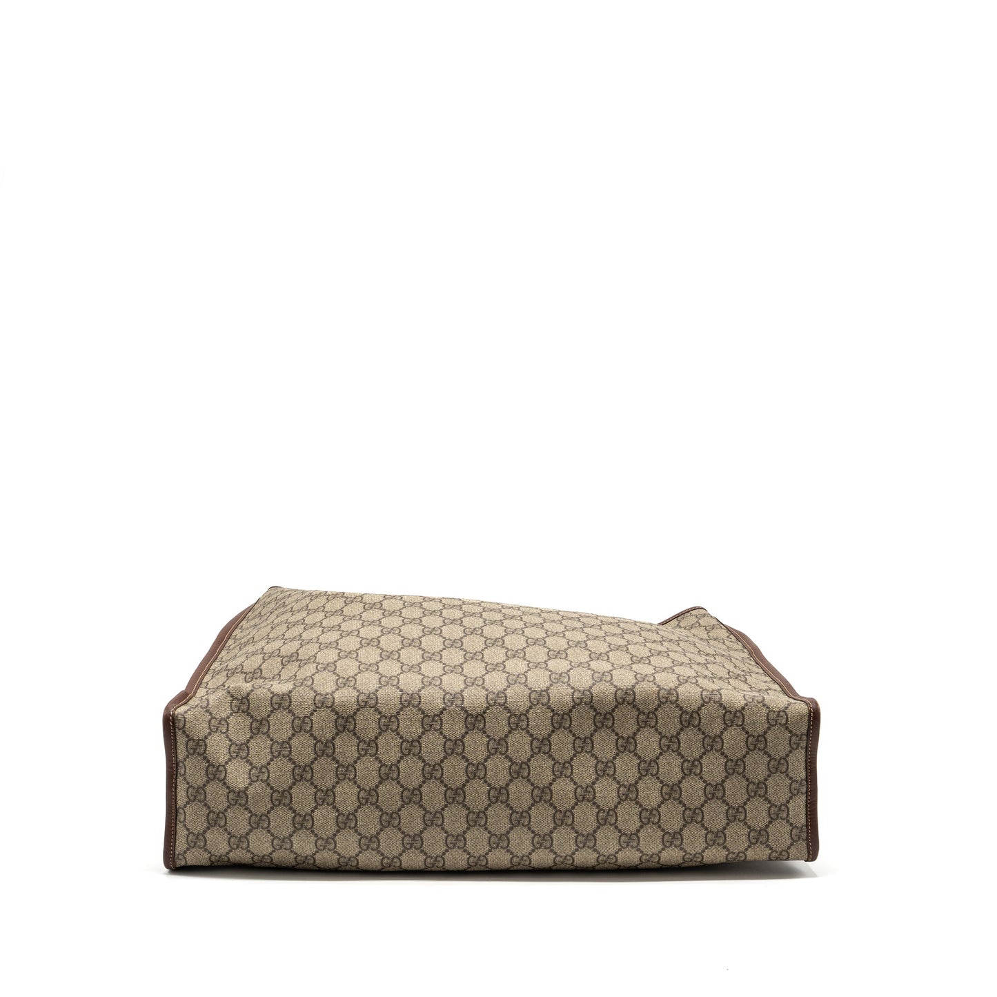 Gucci large shopping tote Purse supreme canvas / brown