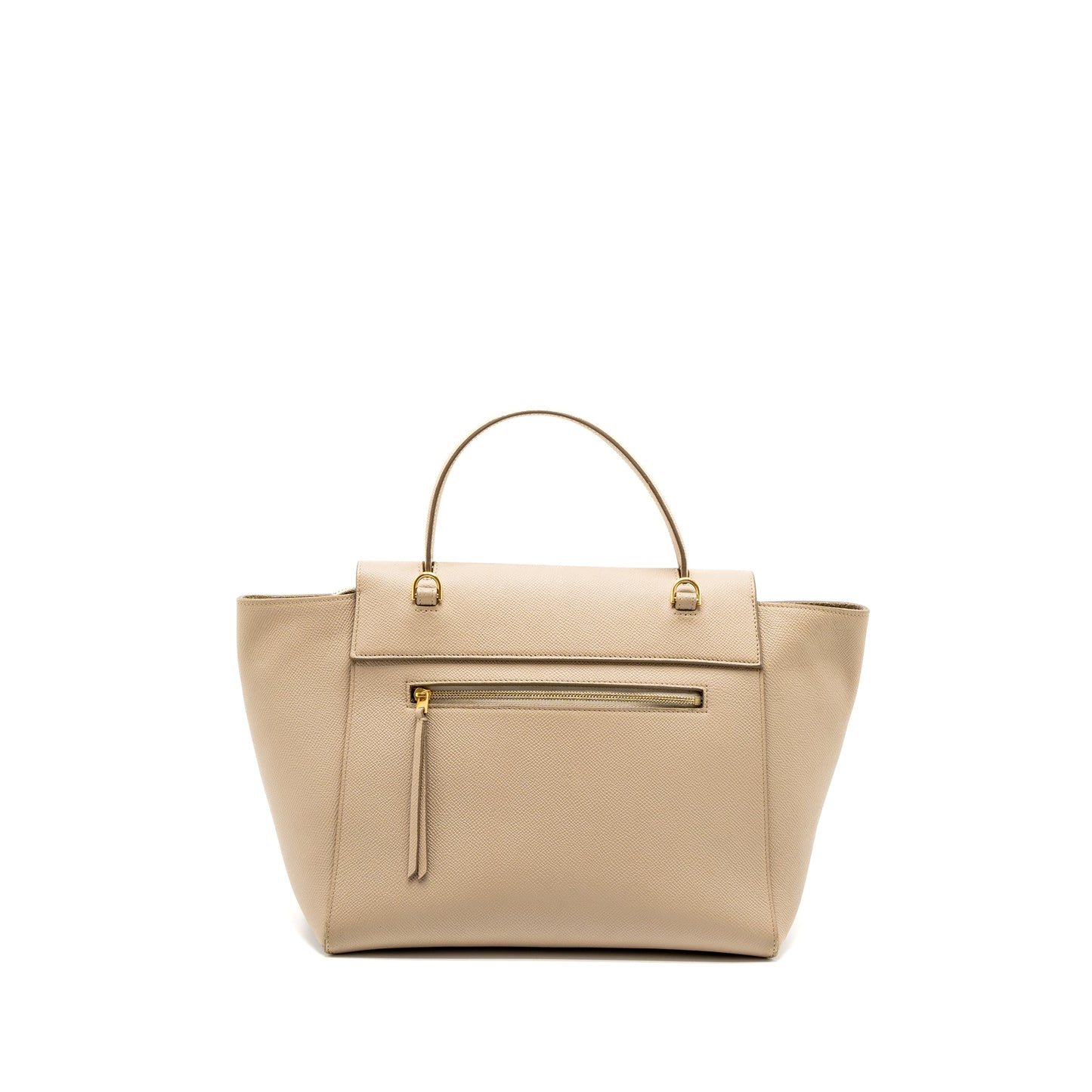 Celine Mini Belt Purse Grained Calfskin Light Beige