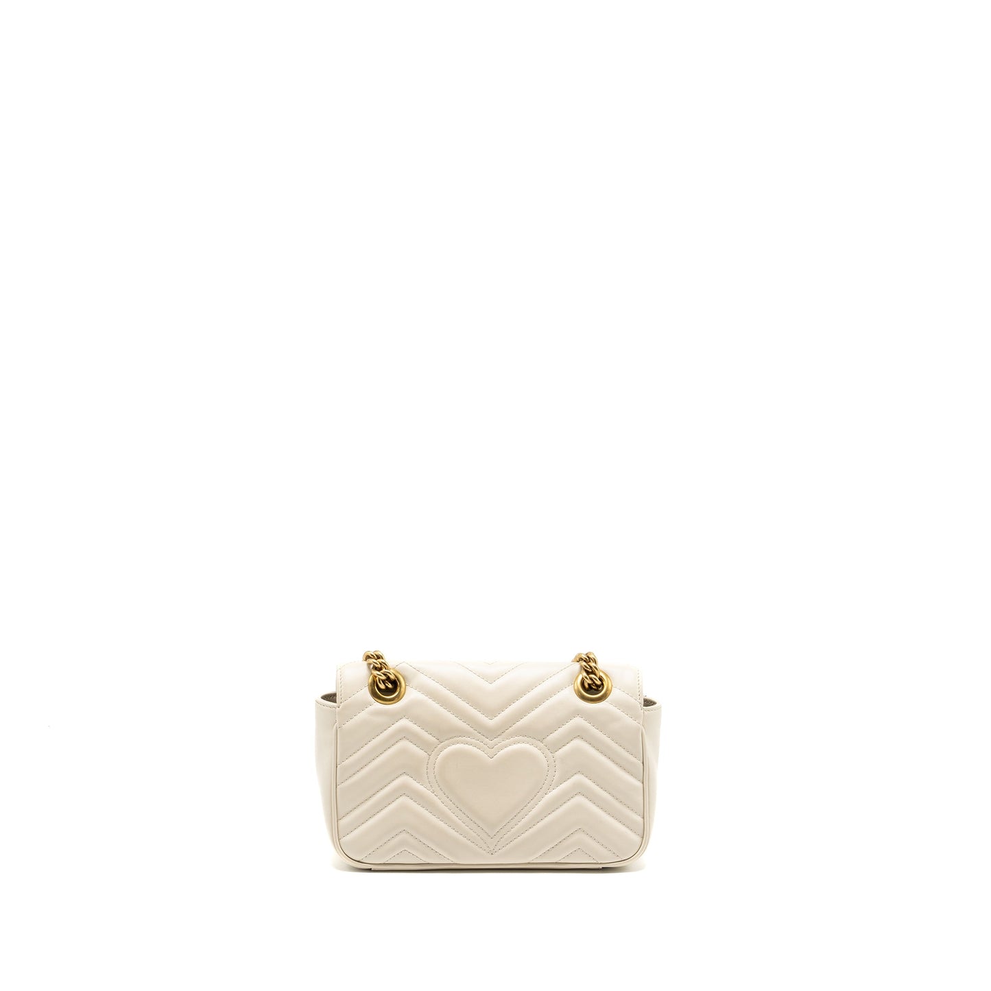 Gucci Mini Marmont Purse calfskin white