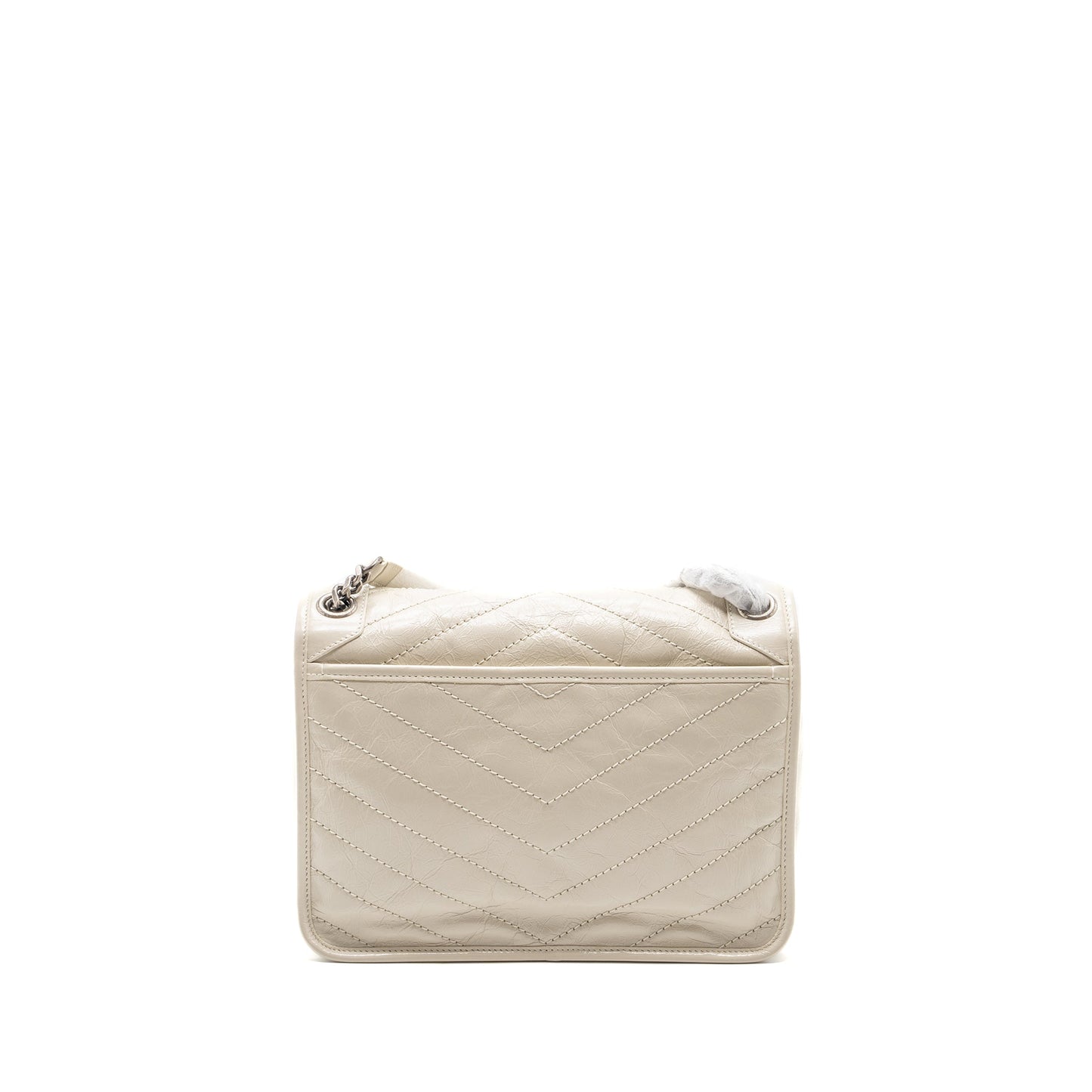 Saint laurent medium Niki calfskin blanc