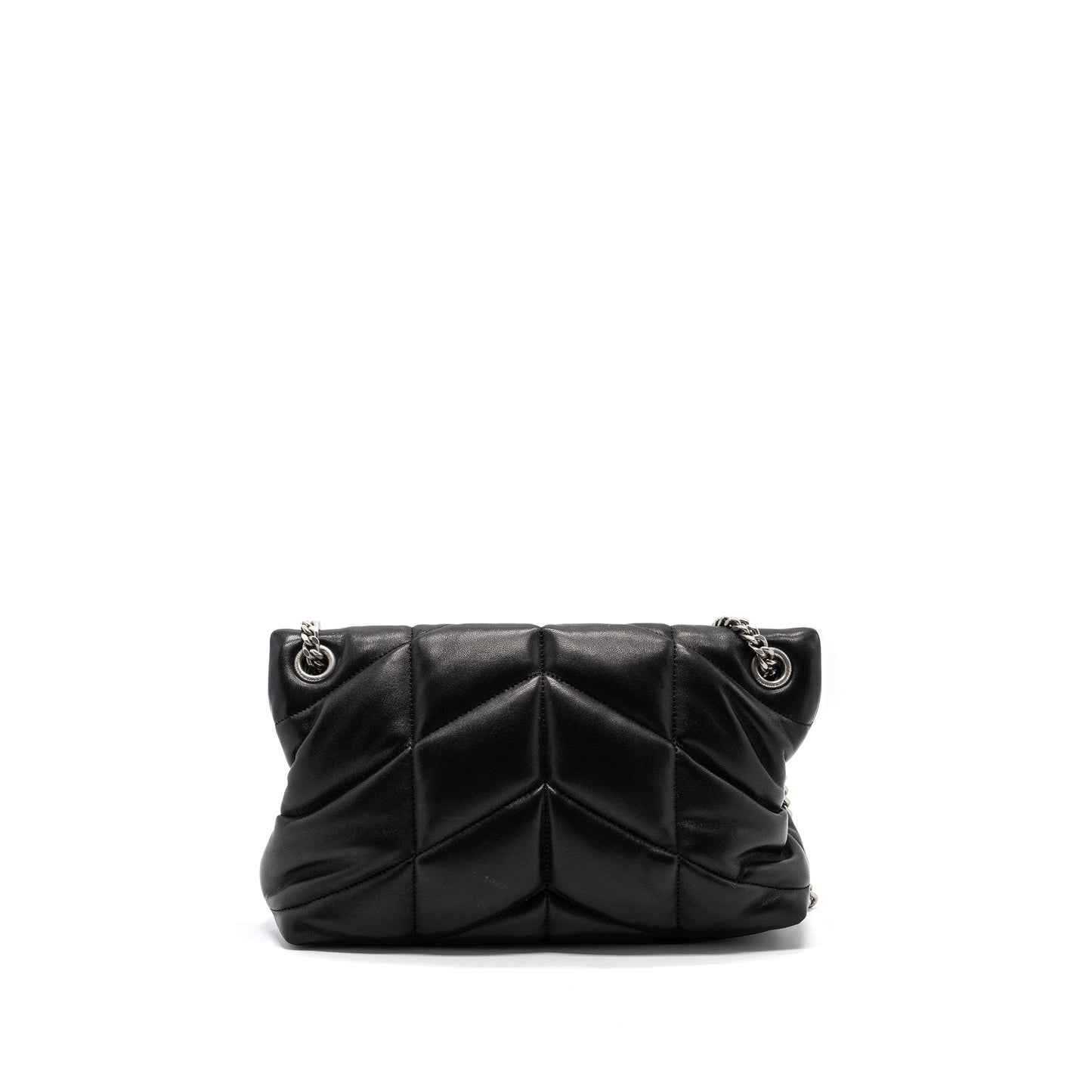 Saint Laurent Small Puffer Lambskin Black