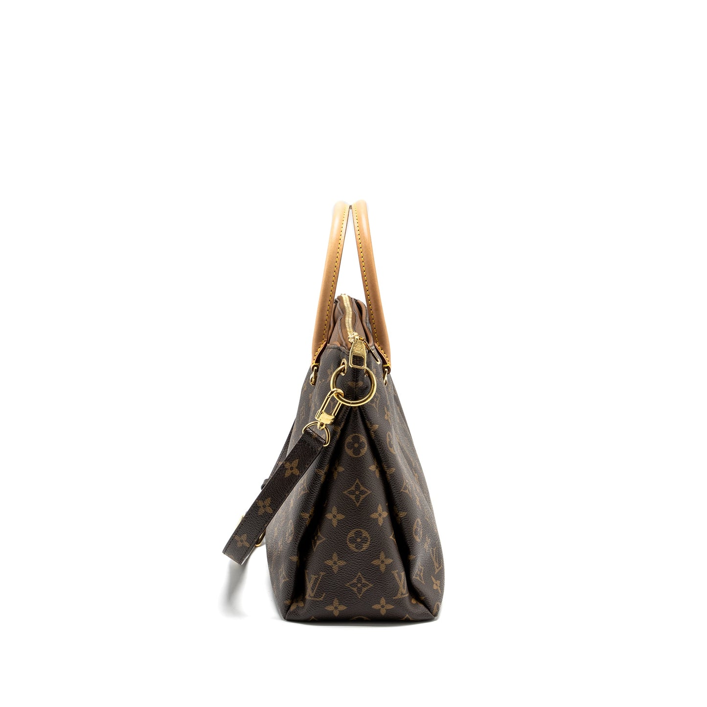 LOUIS VUITTON Pallas Tote Purse Monogram Canvas Brown
