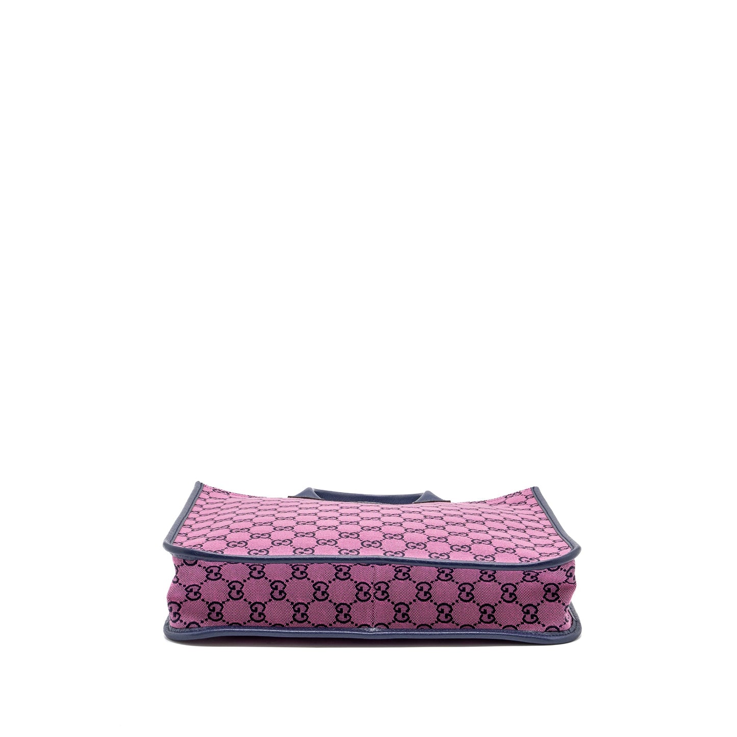 Gucci kids tote Purse canvas / leather pink / dark blue