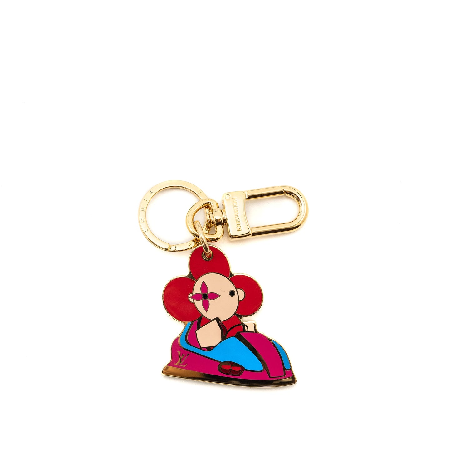 Louis Vuitton Porte Cles-Charm Vivienne Key Ring Multicolour