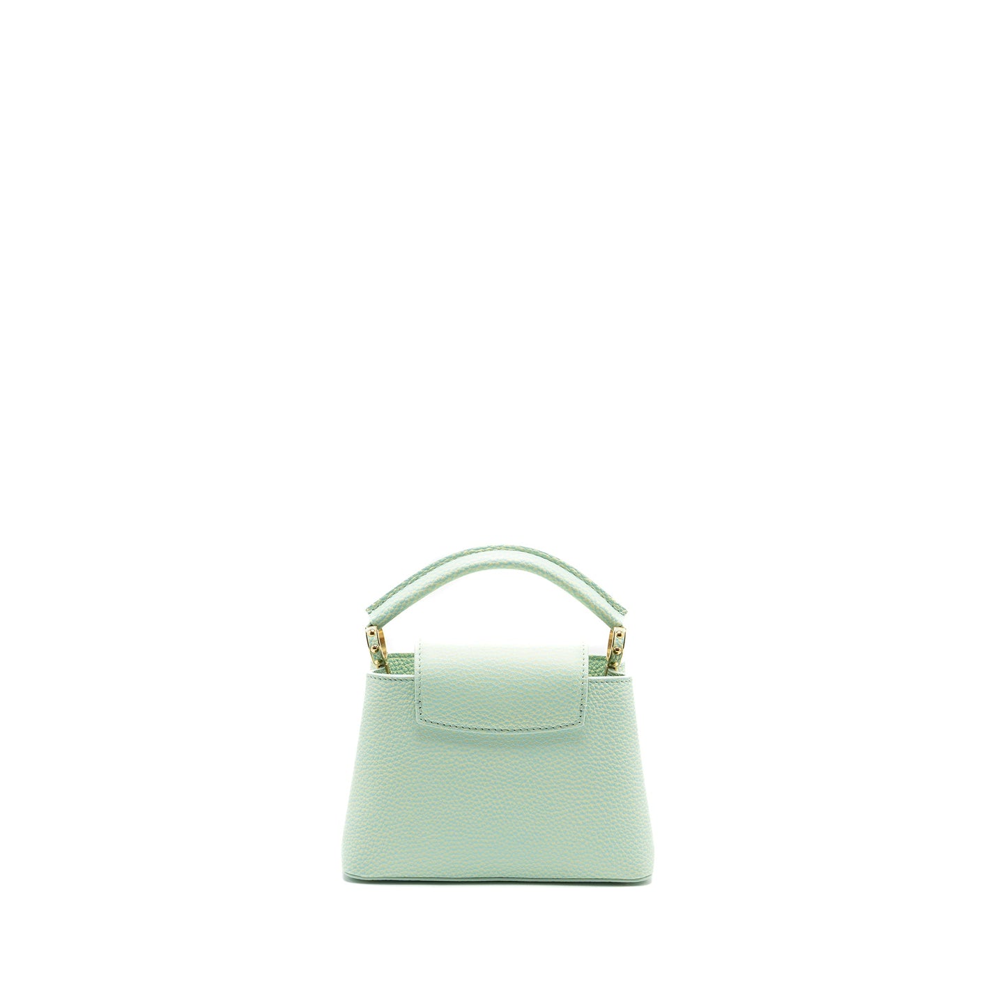 Louis Vuitton Mini Capucines calfskin iridescent green
