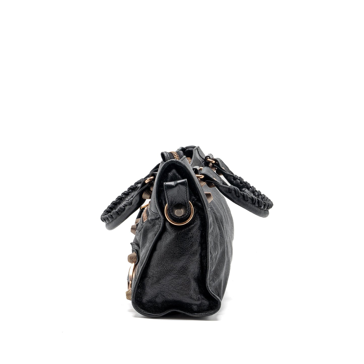 Balenciaga giant city Purse leather black