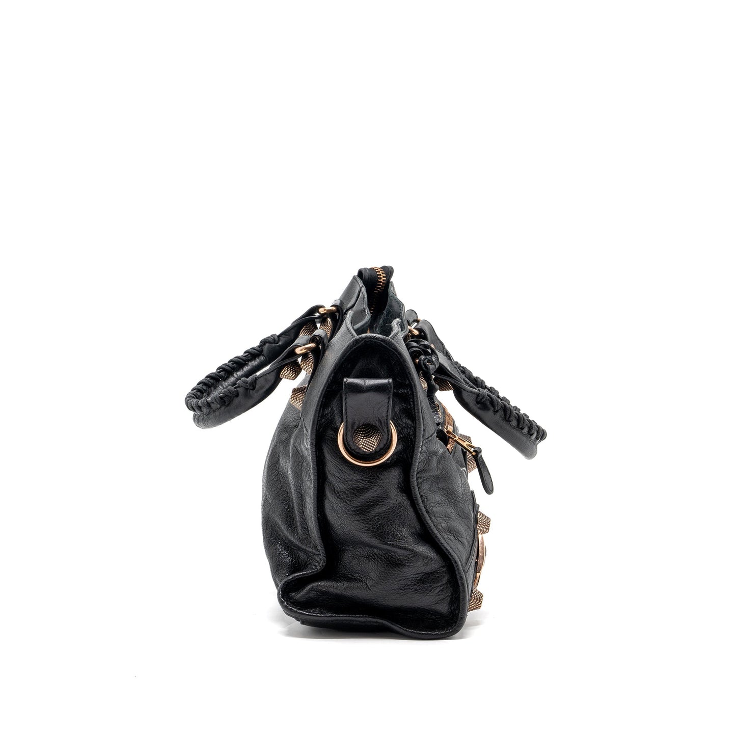 Balenciaga giant city Purse leather black