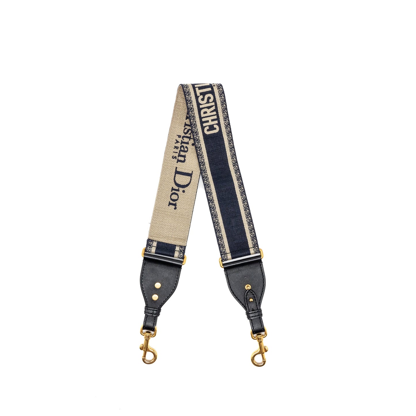 Shoulder Strap Oblique Canvas Black/Navy