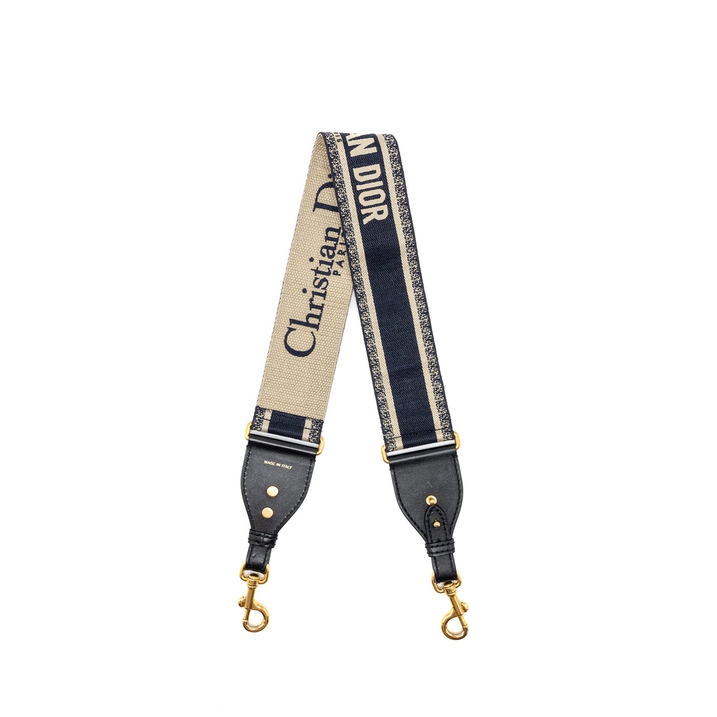 Shoulder Strap Oblique Canvas Black/Navy