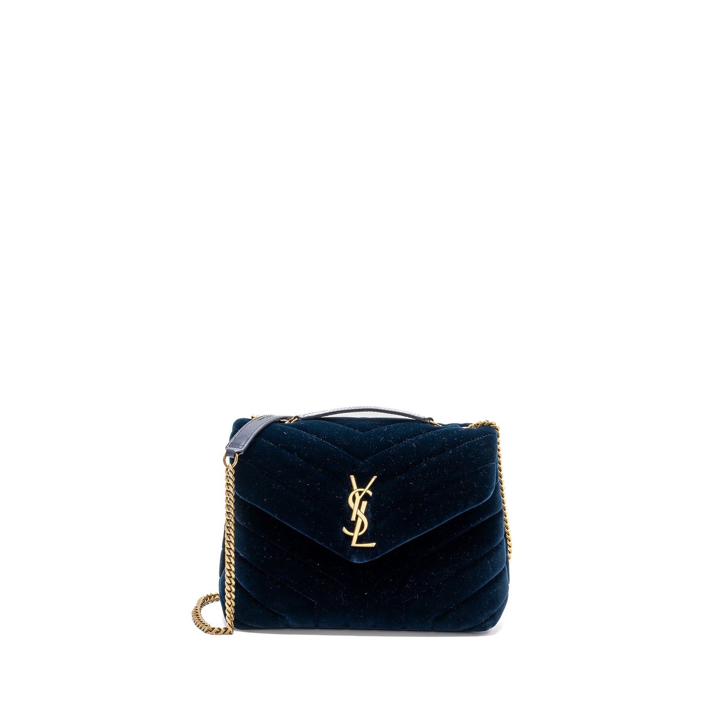 Saint Laurent / Medium Lou Lou In Velvet Blue
