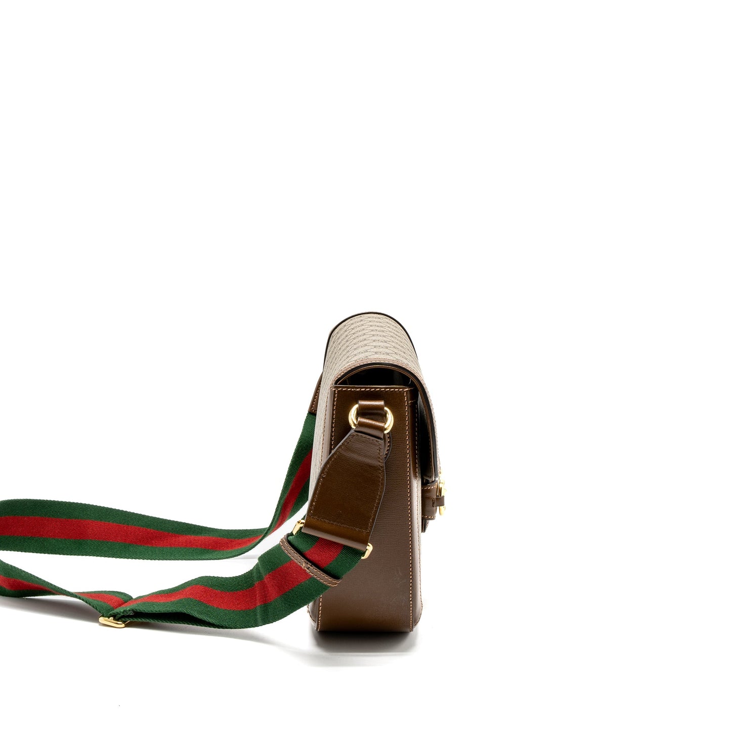Gucci Horsebit 1955 Mini Purse Supreme Canvas Beige/Ebony