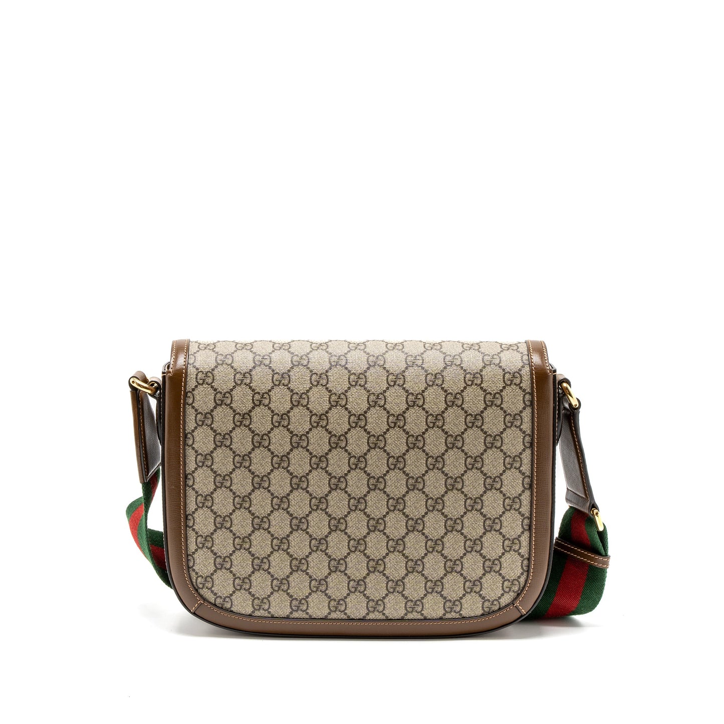 Gucci Horsebit 1955 Mini Purse Supreme Canvas Beige/Ebony