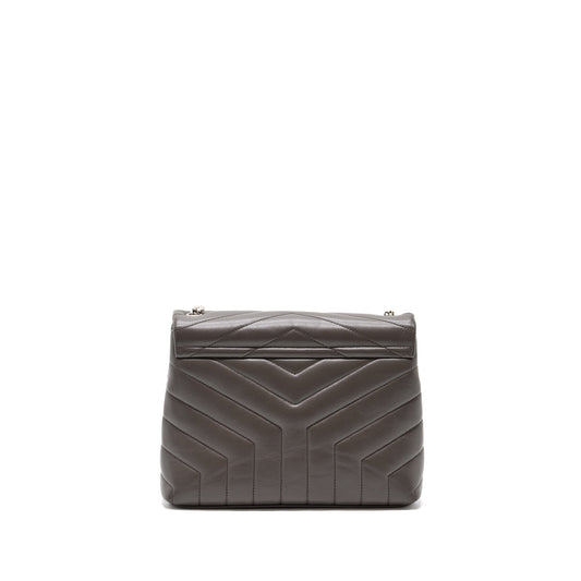 Saint Laurent/ Small Lou Lou Purse Calfskin Dark Grey