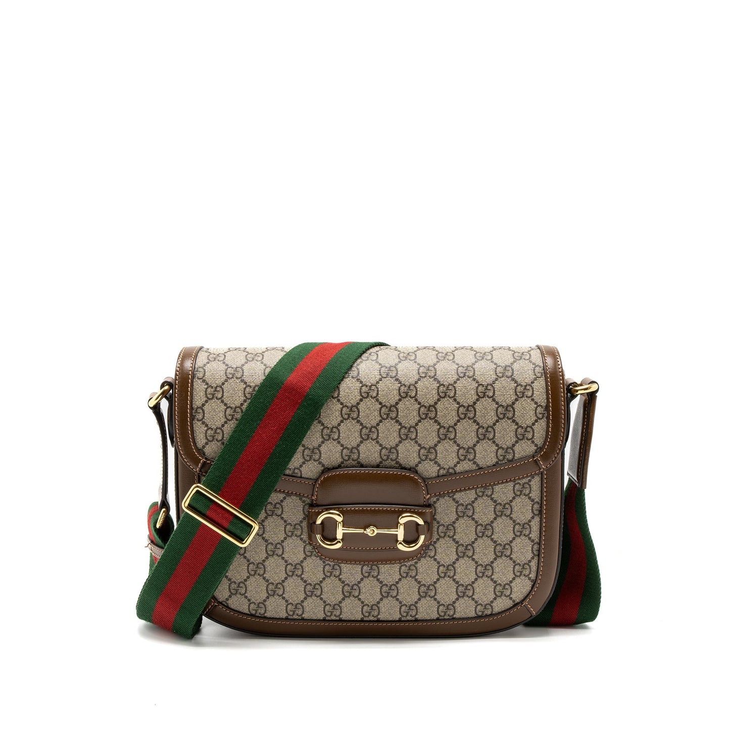 Gucci Horsebit 1955 Mini Purse Supreme Canvas Beige/Ebony