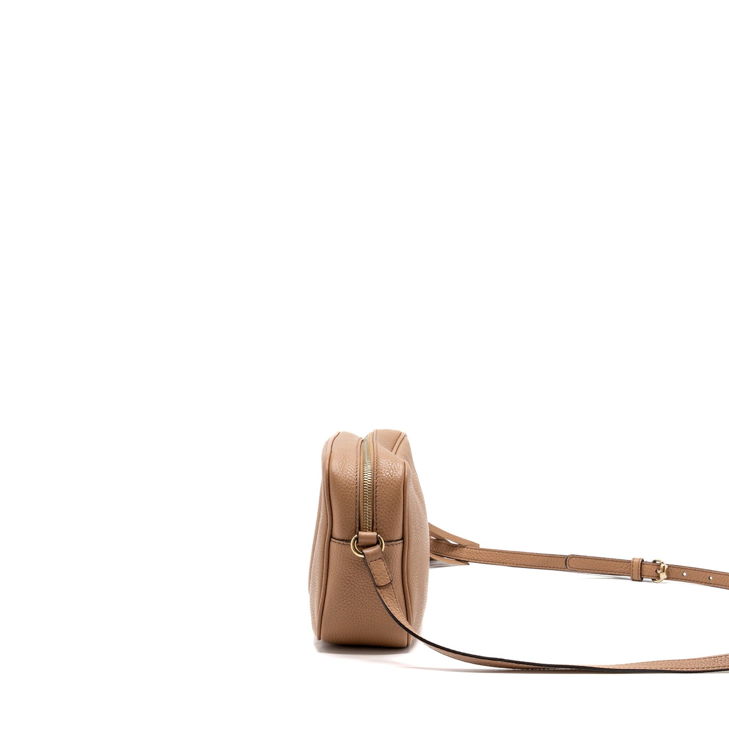 Gucci Disco Soho Purse Calfskin Beige