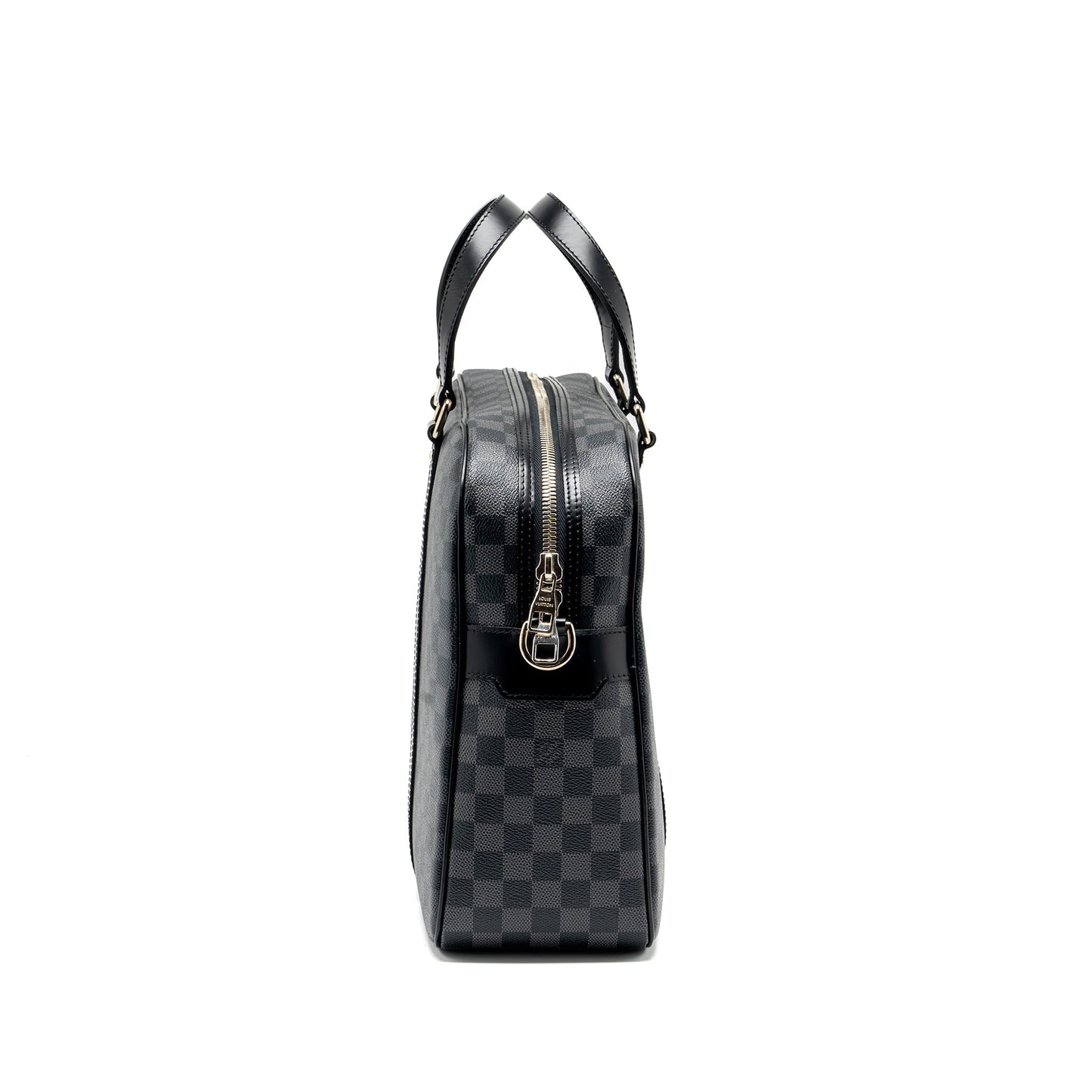 LOUIS VUITTON Briefcase/Document Purse Damier Graphite Canvas Black