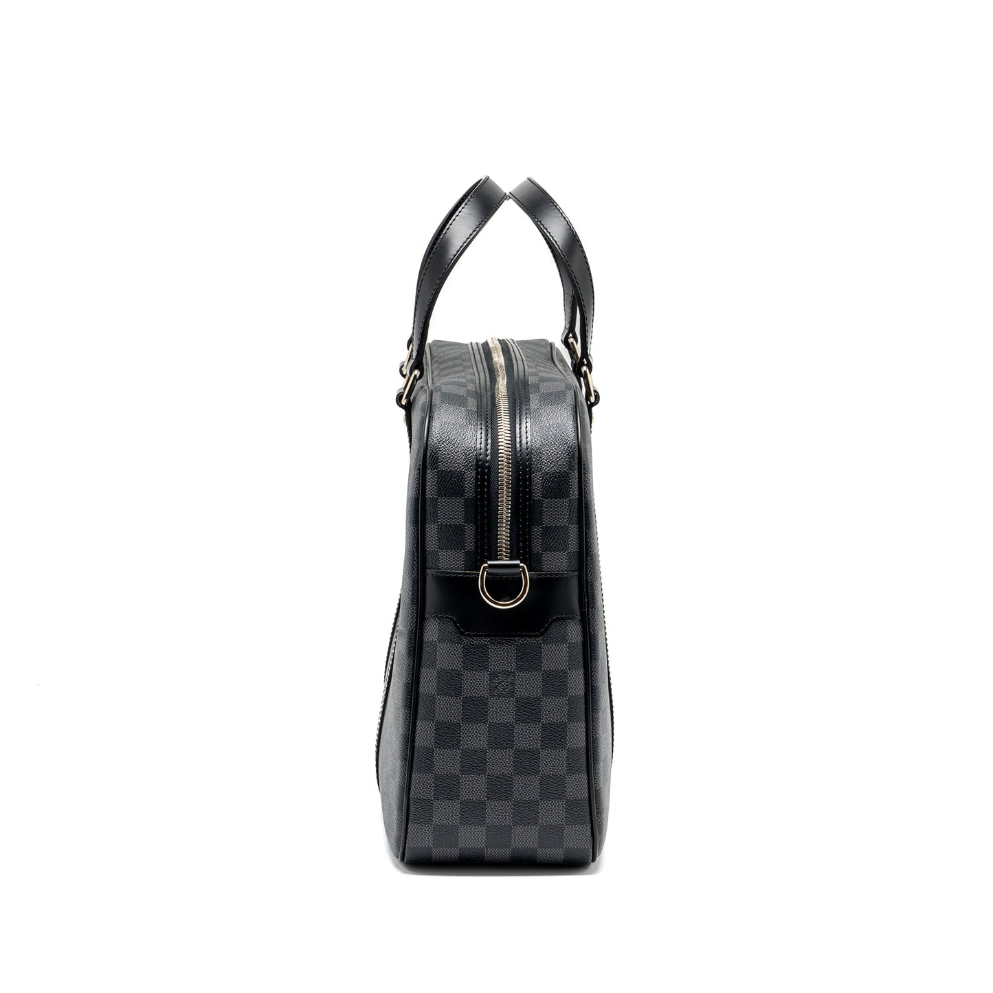 LOUIS VUITTON Briefcase/Document Purse Damier Graphite Canvas Black