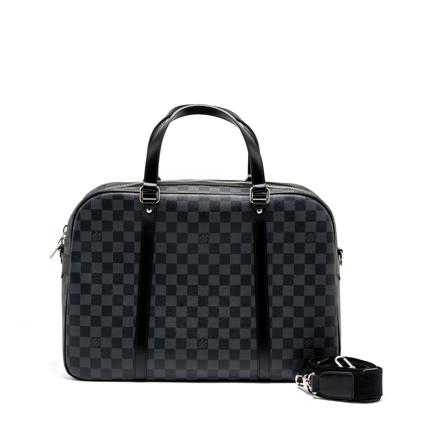 LOUIS VUITTON Briefcase/Document Purse Damier Graphite Canvas Black