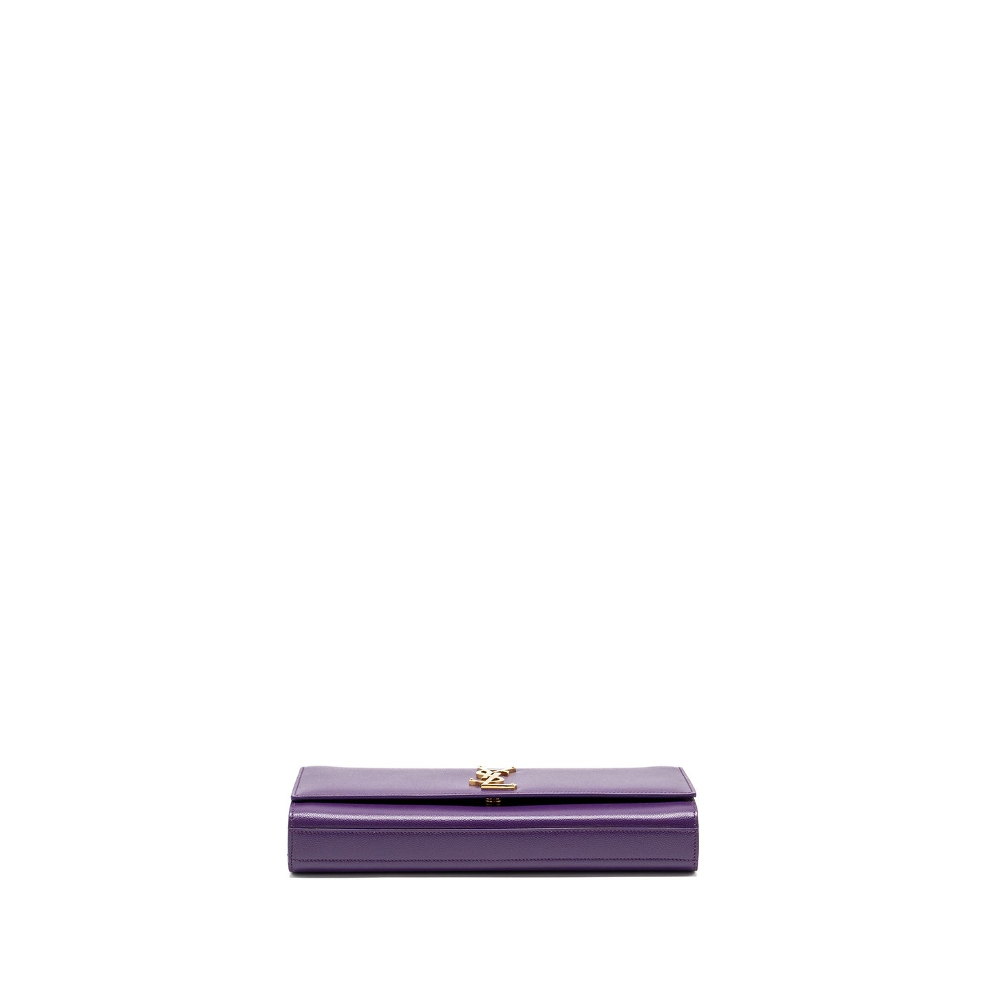 Saint Laurent Kate clutch calfskin purple