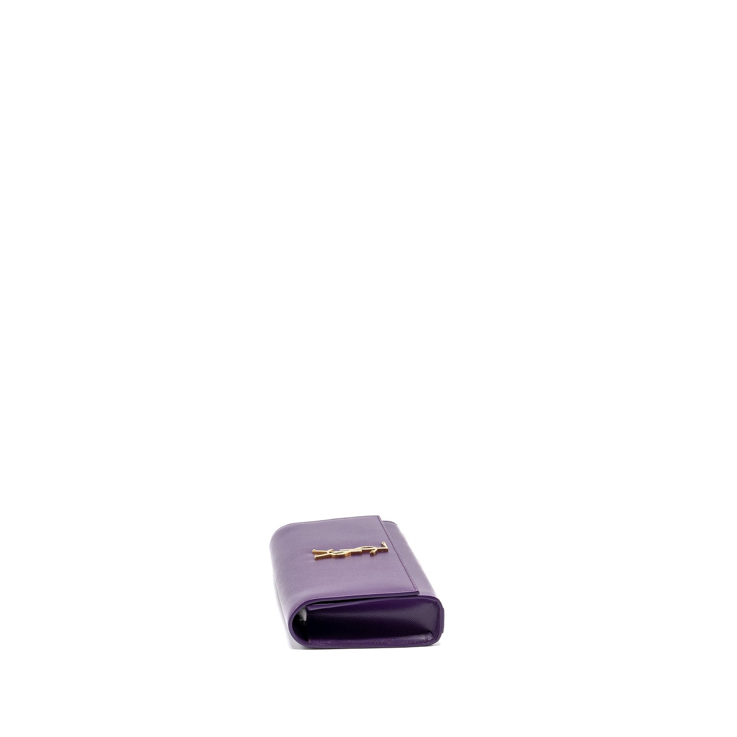 Saint Laurent Kate clutch calfskin purple