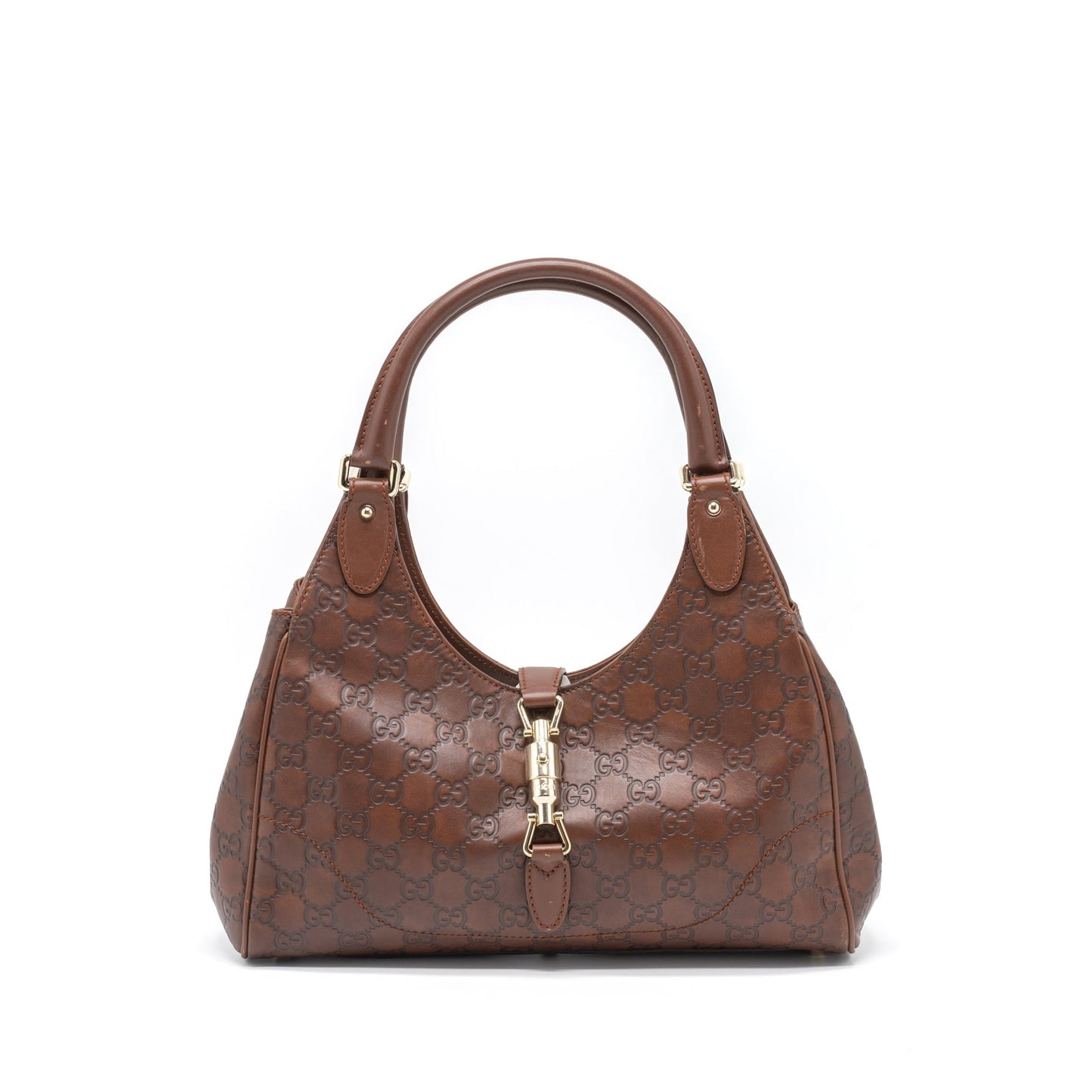 Gucci Vintage Jackie Purse Supreme Calfskin Brown