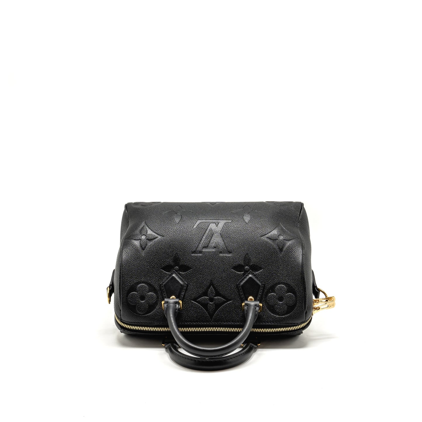 Louis Vuitton speedy Bandouliere 25 Monogram Empreinte Leather Black